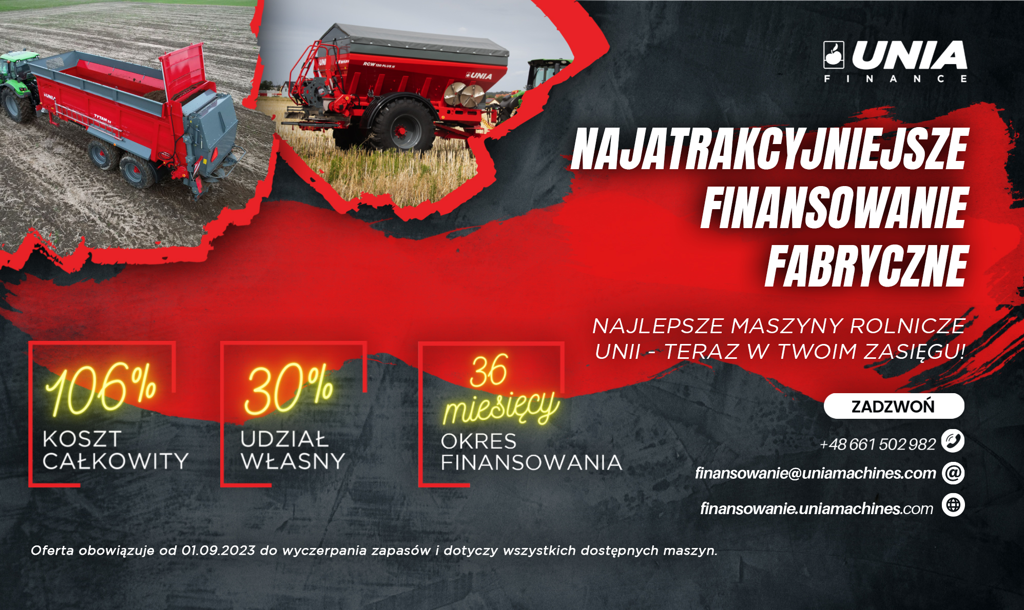 finansowanie fabryczne unia 106%